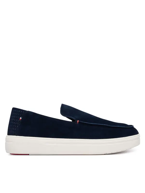 Tommy Hilfiger Tommy Hilfiger Loaferice Modern Light Suede Loafer FM0FM05924 Tamnoplava