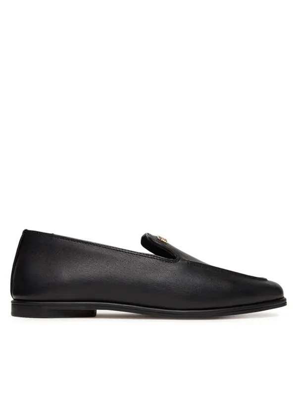 Tommy Hilfiger Tommy Hilfiger Loaferice Th Leather Loafer FW0FW09319 Crna