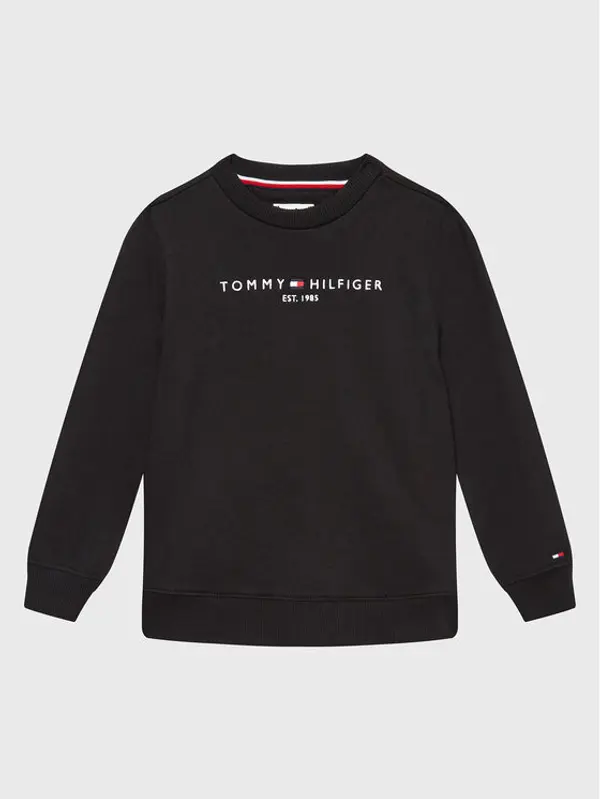Tommy Hilfiger Tommy Hilfiger Majica dugih rukava Essential KS0KS00212 M Crna Regular Fit