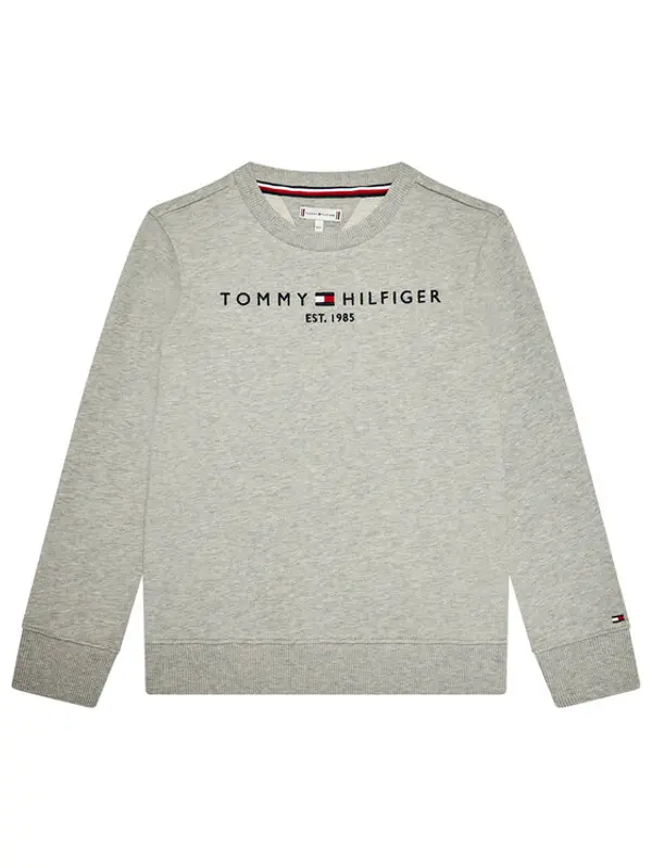 Tommy Hilfiger Tommy Hilfiger Majica dugih rukava Essential KS0KS00212 Siva Regular Fit