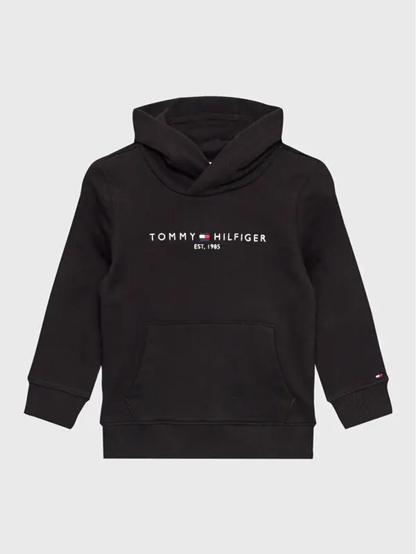 Tommy Hilfiger Tommy Hilfiger Majica dugih rukava Essential KS0KS00213 M Crna Regular Fit