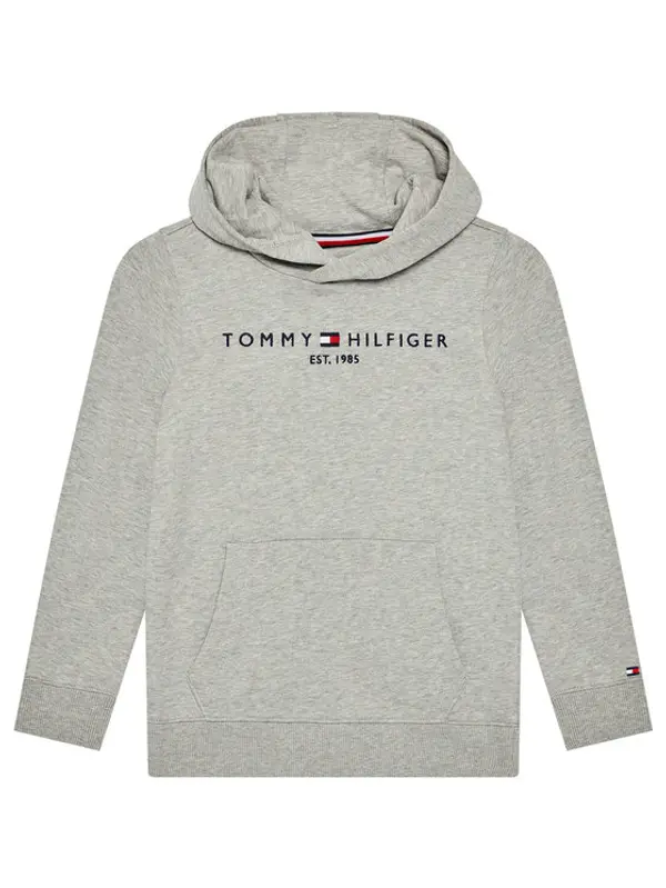 Tommy Hilfiger Tommy Hilfiger Majica dugih rukava Essential KS0KS00213 Siva Regular Fit