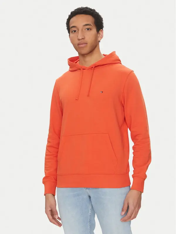 Tommy Hilfiger Tommy Hilfiger Majica dugih rukava Essential MW0MW37235 Narančasta Regular Fit