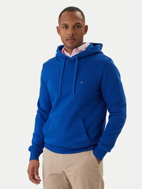Tommy Hilfiger Tommy Hilfiger Majica dugih rukava Essential MW0MW37235 Plava Regular Fit