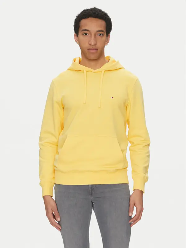 Tommy Hilfiger Tommy Hilfiger Majica dugih rukava Essential MW0MW37235 Žuta Regular Fit
