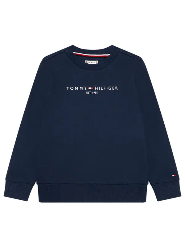 Tommy Hilfiger Tommy Hilfiger Majica dugih rukava Essential Sweatshirt KS0KS00212 Tamnoplava Regular Fit