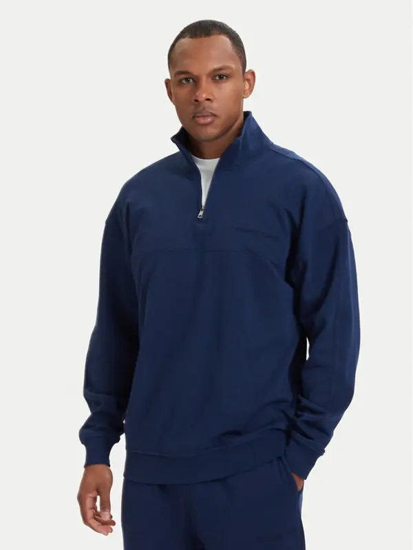 Tommy Hilfiger Tommy Hilfiger Majica dugih rukava Essential UM0UM03909 Tamnoplava Regular Fit