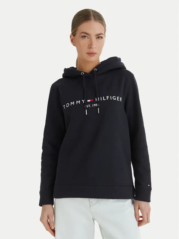 Tommy Hilfiger Tommy Hilfiger Majica dugih rukava Heritage WW0WW31998 Tamnoplava Regular Fit