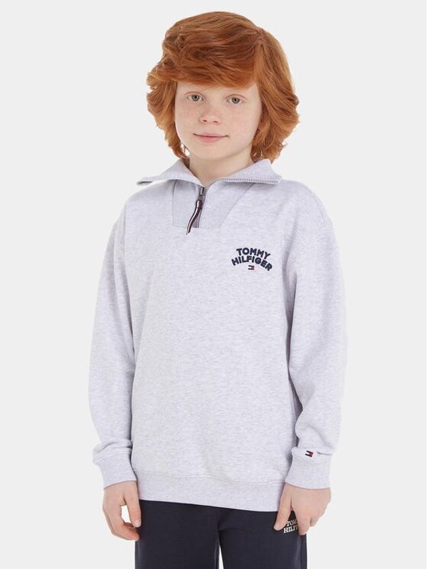 Tommy Hilfiger Tommy Hilfiger Majica dugih rukava KB0KB08491 Siva Regular Fit