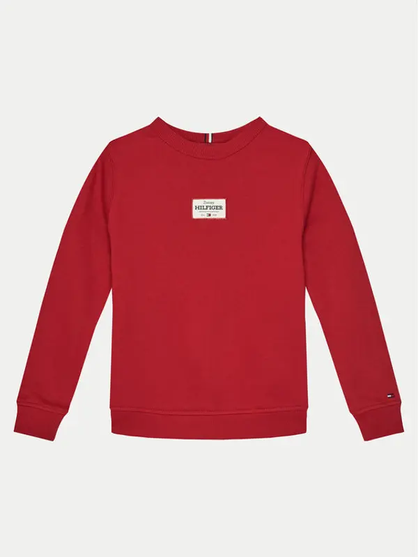 Tommy Hilfiger Tommy Hilfiger Majica dugih rukava KB0KB09315 Crvena Regular Fit