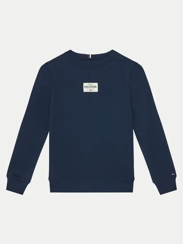 Tommy Hilfiger Tommy Hilfiger Majica dugih rukava KB0KB09315 Tamnoplava Regular Fit