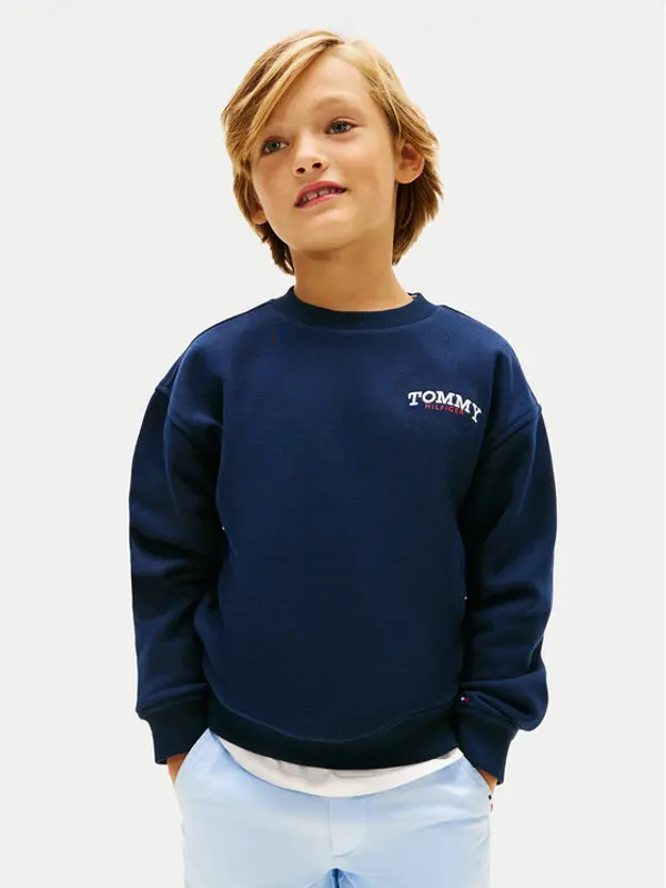 Tommy Hilfiger Tommy Hilfiger Majica dugih rukava KB0KB10255 Tamnoplava Regular Fit