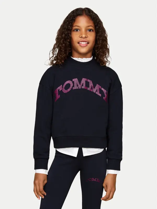 Tommy Hilfiger Tommy Hilfiger Majica dugih rukava KG0KG08187 Tamnoplava Regular Fit