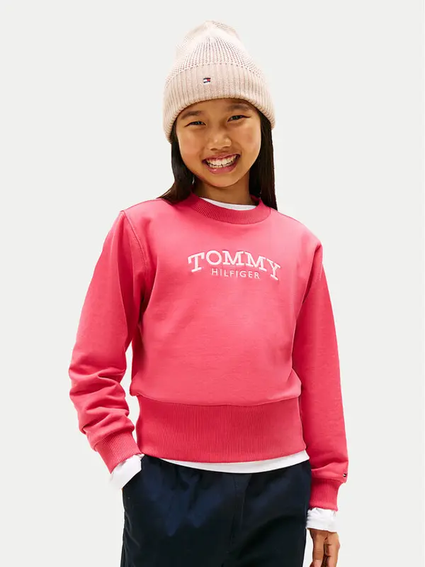 Tommy Hilfiger Tommy Hilfiger Majica dugih rukava KG0KG08989 Ružičasta Regular Fit
