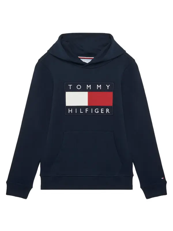 Tommy Hilfiger Tommy Hilfiger Majica dugih rukava KS0KS00707 Tamnoplava Regular Fit