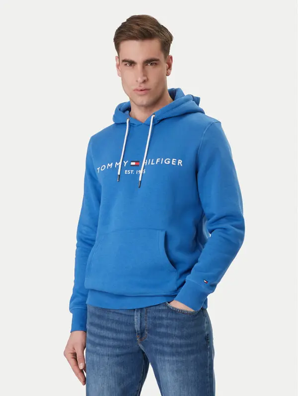 Tommy Hilfiger Tommy Hilfiger Majica dugih rukava Logo MW0MW11599 Plava Regular Fit