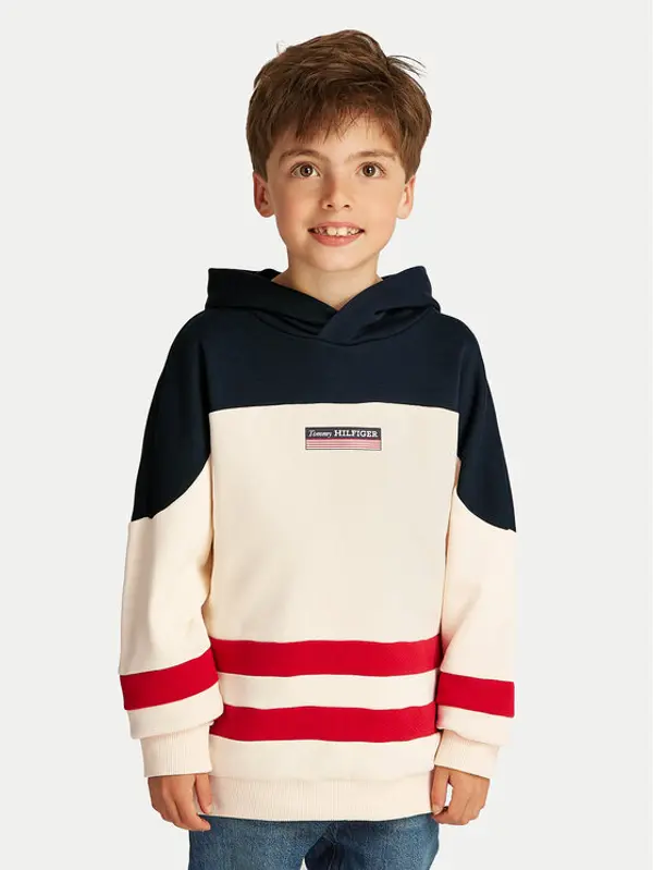 Tommy Hilfiger Tommy Hilfiger Majica dugih rukava Monotype KB0KB09584 Bež Relaxed Fit