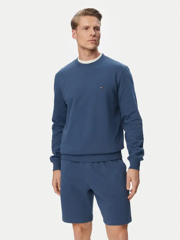 Tommy Hilfiger Tommy Hilfiger Majica dugih rukava MW0MW37237 Plava Regular Fit