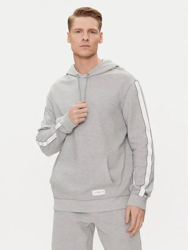 Tommy Hilfiger Tommy Hilfiger Majica dugih rukava UM0UM03189 Siva Regular Fit