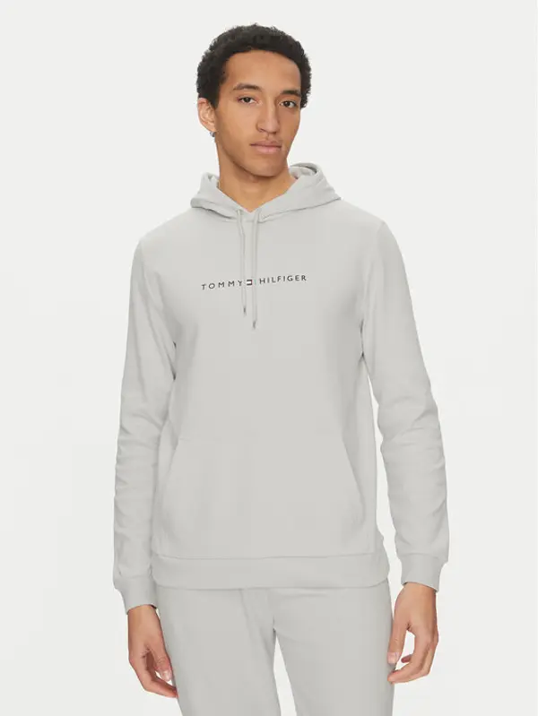 Tommy Hilfiger Tommy Hilfiger Majica dugih rukava UM0UM03506 Siva Regular Fit