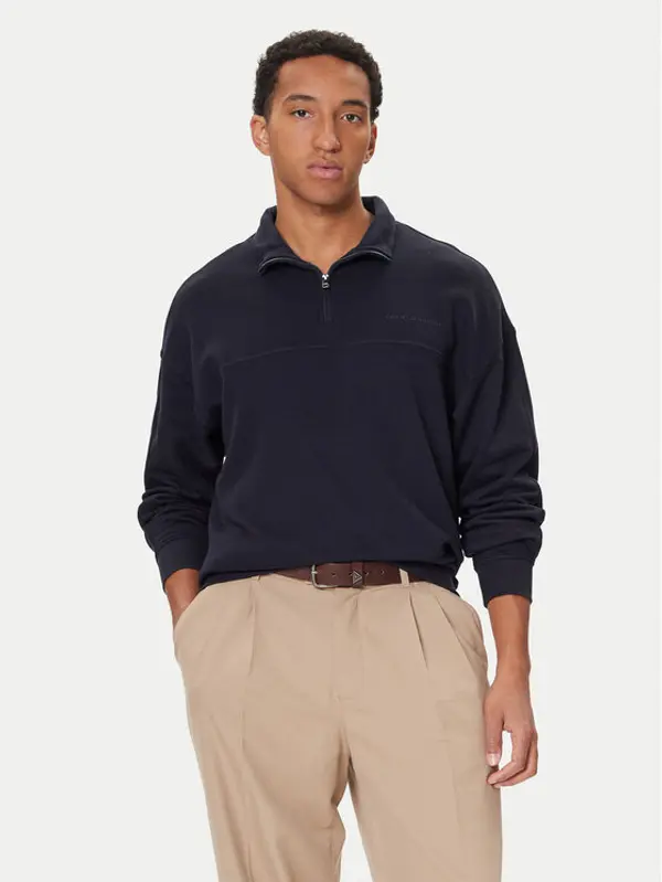 Tommy Hilfiger Tommy Hilfiger Majica dugih rukava UM0UM03626 Tamnoplava Regular Fit