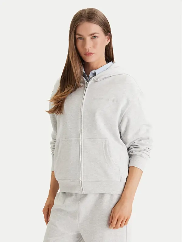 Tommy Hilfiger Tommy Hilfiger Majica dugih rukava UW0UW06093 Siva Regular Fit