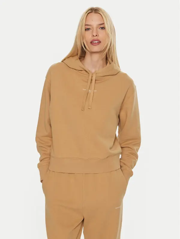 Tommy Hilfiger Tommy Hilfiger Majica dugih rukava WW0WW42896 Bež Regular Fit