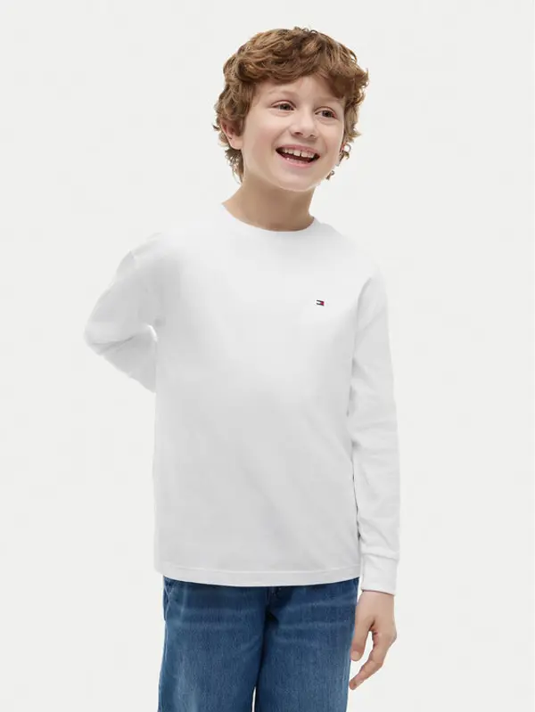Tommy Hilfiger Tommy Hilfiger Majica Essential KB0KB09846 Bijela Regular Fit