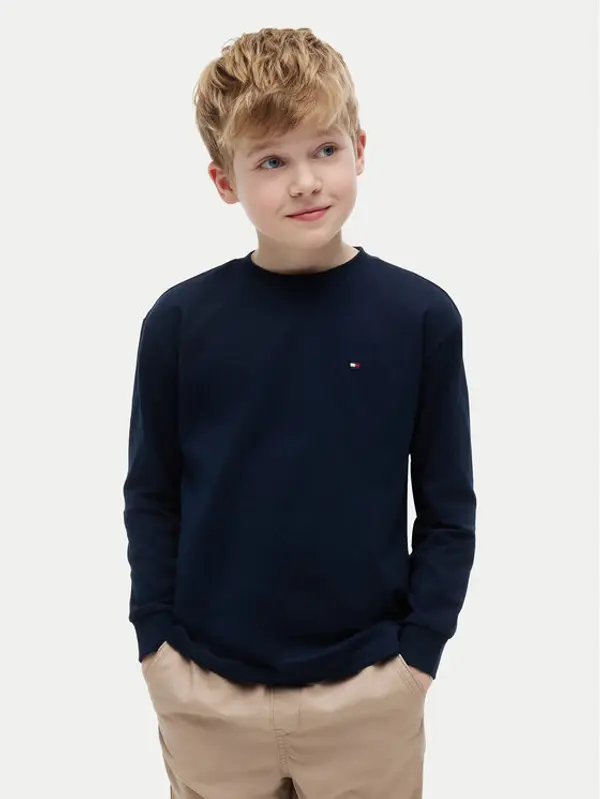 Tommy Hilfiger Tommy Hilfiger Majica Essential KB0KB09846 Tamnoplava Regular Fit