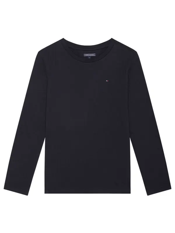Tommy Hilfiger Tommy Hilfiger Majica KB0KB04141 D Tamnoplava Long Sleeve