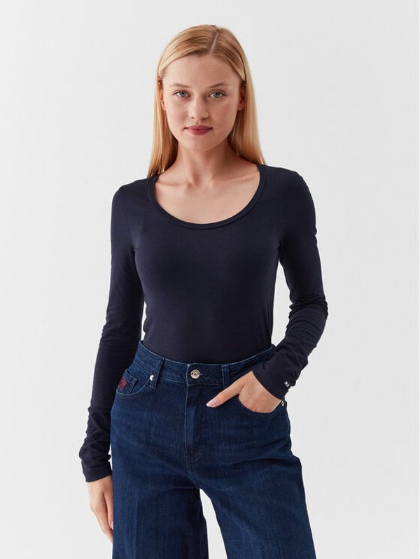 Tommy Hilfiger Tommy Hilfiger Majica Modern WW0WW39147 Tamnoplava Slim Fit