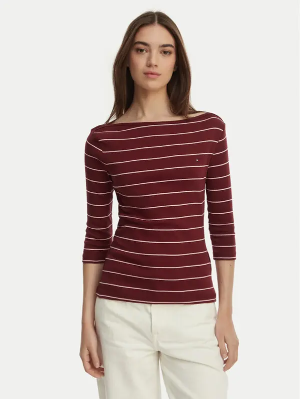 Tommy Hilfiger Tommy Hilfiger Majica New Cody WW0WW40589 Crvena Slim Fit