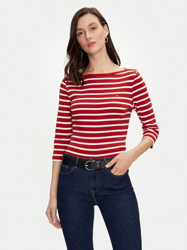 Tommy Hilfiger Tommy Hilfiger Majica New Cody WW0WW40589 Crvena Slim Fit