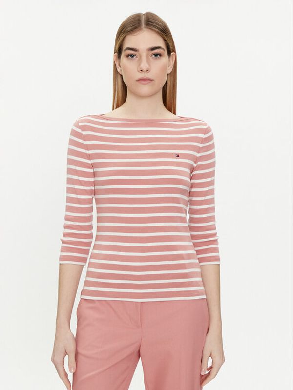 Tommy Hilfiger Tommy Hilfiger Majica New Cody WW0WW40589 Ružičasta Slim Fit