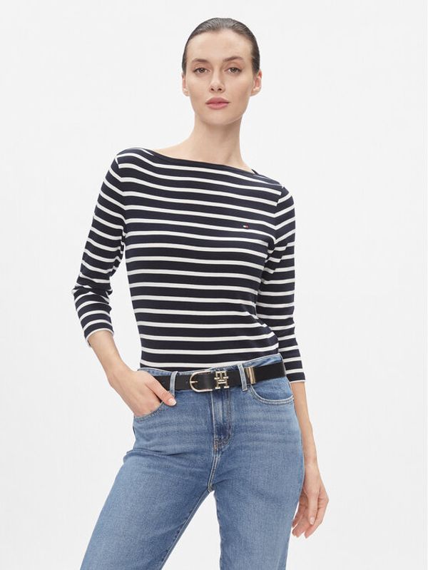 Tommy Hilfiger Tommy Hilfiger Majica New Cody WW0WW40589 Tamnoplava Slim Fit