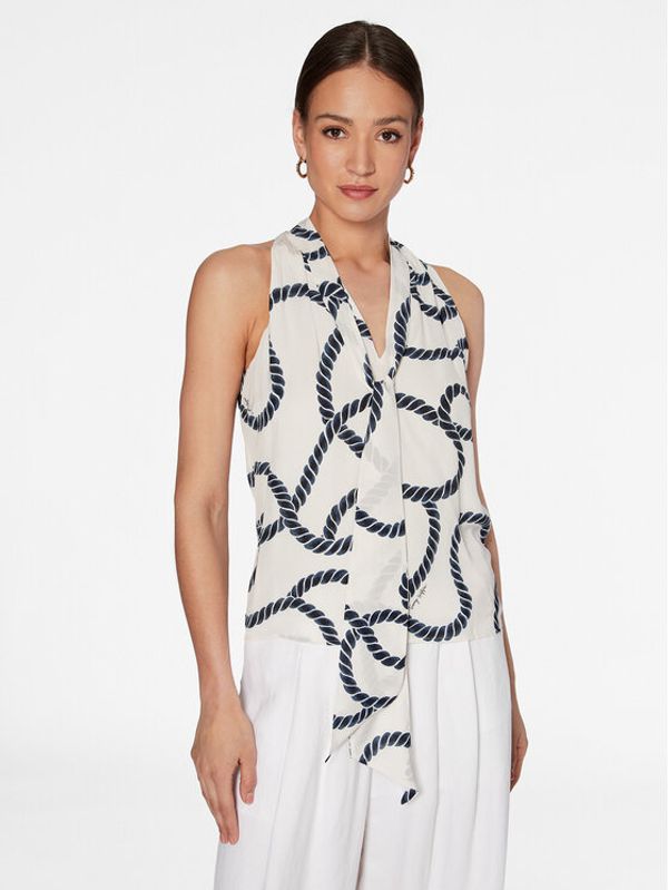 Tommy Hilfiger Tommy Hilfiger Majica WW0WW38736 Bijela Regular Fit