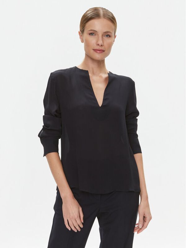 Tommy Hilfiger Tommy Hilfiger Majica WW0WW39665 Tamnoplava Relaxed Fit