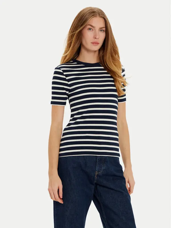 Tommy Hilfiger Tommy Hilfiger Majica WW0WW43918 Tamnoplava Slim Fit