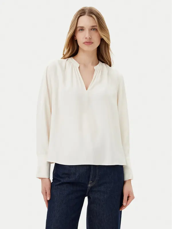 Tommy Hilfiger Tommy Hilfiger Majica WW0WW44049 Écru Regular Fit