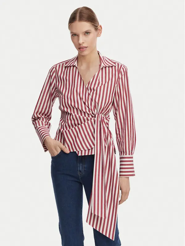 Tommy Hilfiger Tommy Hilfiger Majica WW0WW49650 Svijetlo crvena Regular Fit
