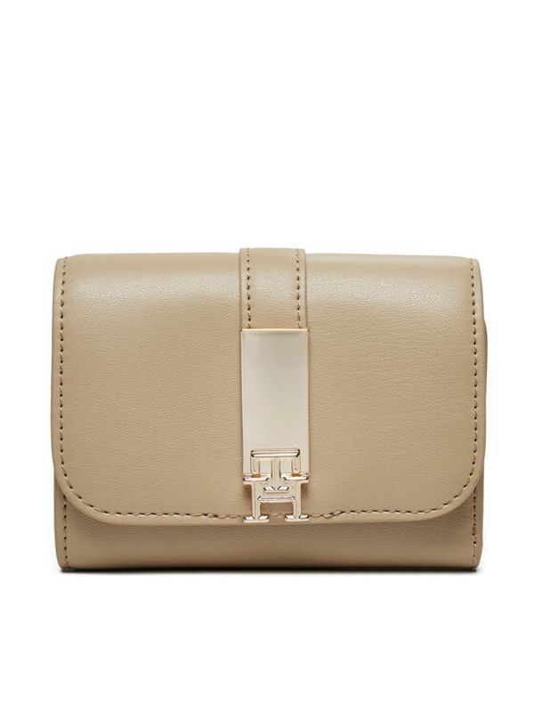 Tommy Hilfiger Tommy Hilfiger Mali ženski novčanik Th Heritage Med AW0AW16579 Bež