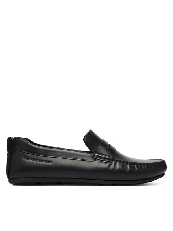 Tommy Hilfiger Tommy Hilfiger Mokasinke Core Hilfiger Leather Driver FM0FM05790 Crna