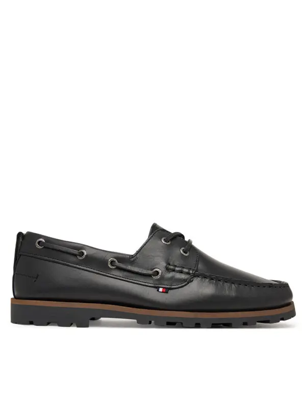 Tommy Hilfiger Tommy Hilfiger Mokasinke Light Lth FM0FM05746 Crna