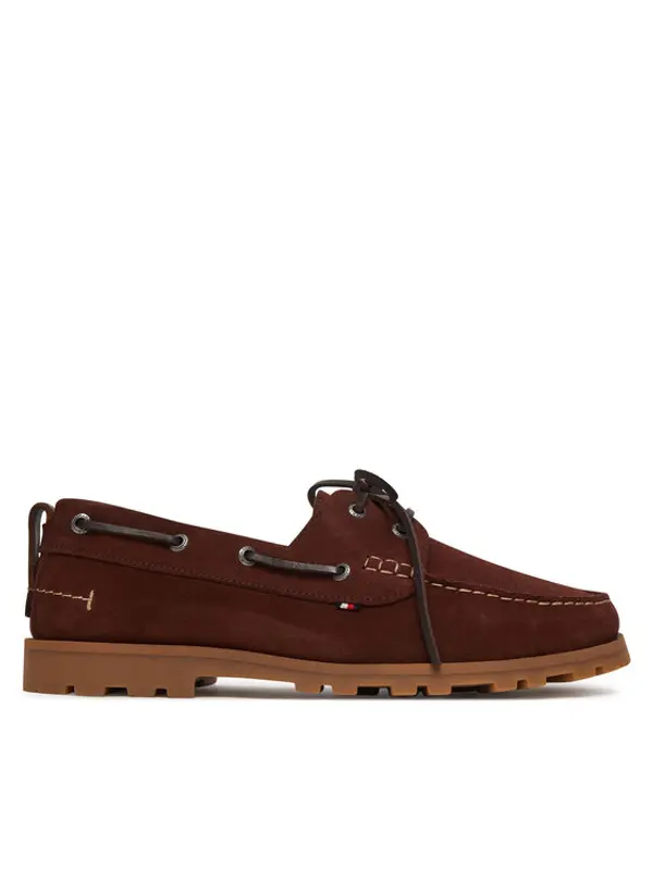 Tommy Hilfiger Tommy Hilfiger Mokasinke Light Sde FM0FM05747 Smeđa