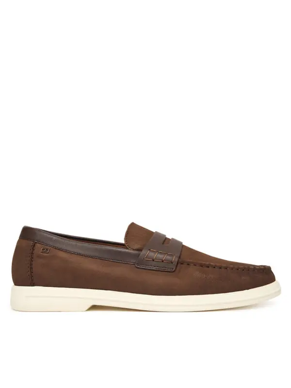 Tommy Hilfiger Tommy Hilfiger Mokasinke Mix FM0FM05785 Smeđa