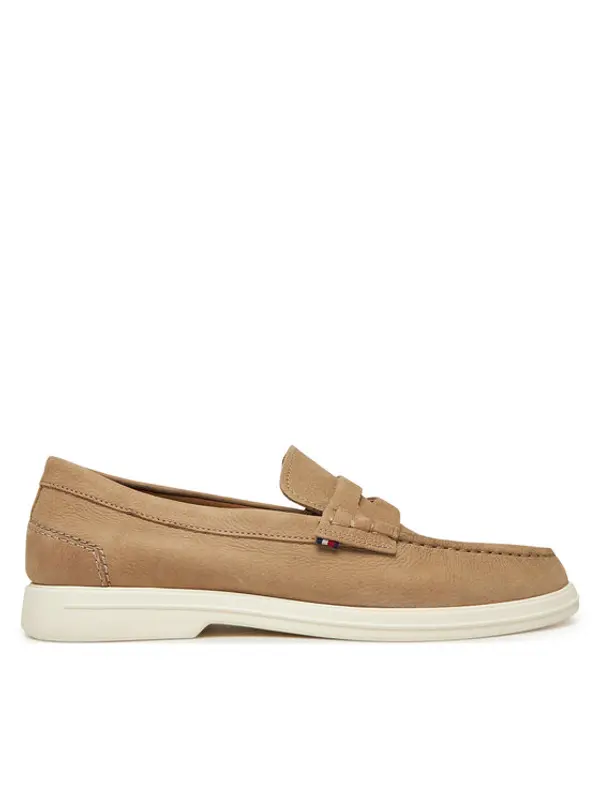 Tommy Hilfiger Tommy Hilfiger Mokasinke Nubuck P Loafer FM0FM05350 Bež