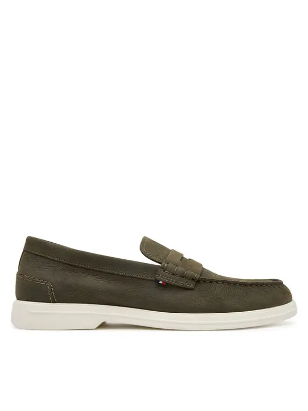 Tommy Hilfiger Tommy Hilfiger Mokasinke Nubuck P Loafer FM0FM05350 Kaki