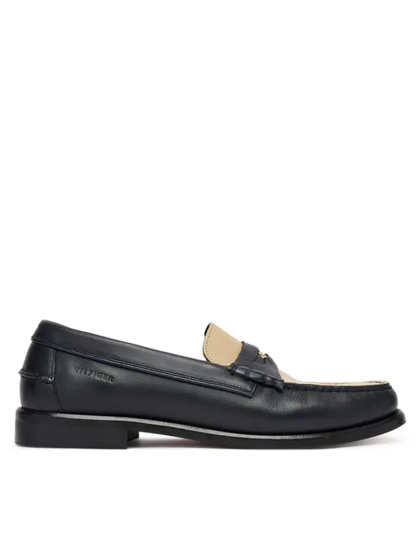 Tommy Hilfiger Tommy Hilfiger Mokasinke Penny Crust FM0FM05836 Tamnoplava