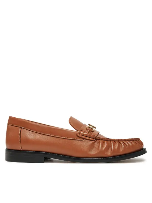 Tommy Hilfiger Tommy Hilfiger Mokasinke Soft Leather Horsebit Loafer FW0FW08414 Narančasta