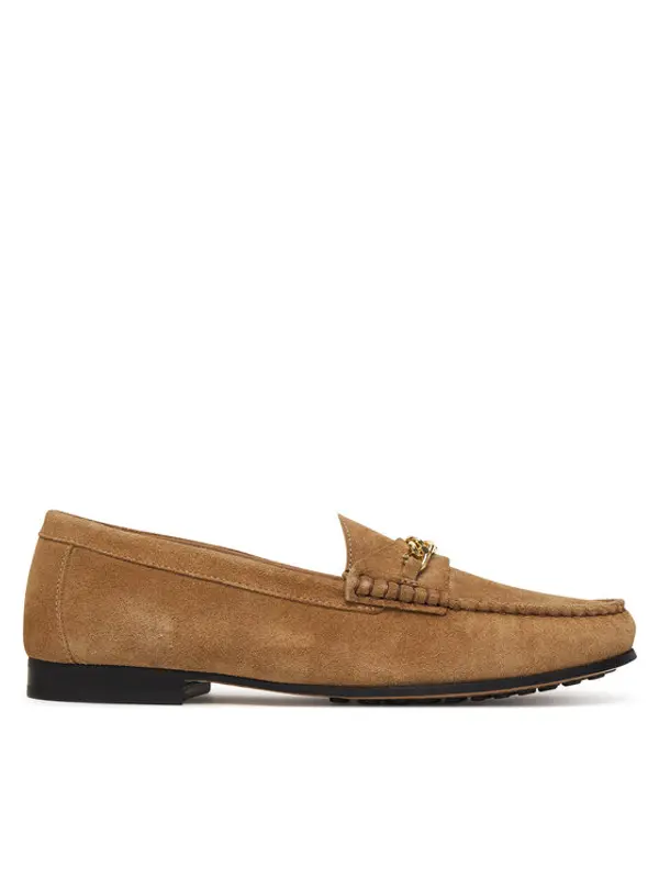 Tommy Hilfiger Tommy Hilfiger Mokasinke Th Chain Suede Loafer FW0FW09327 Smeđa
